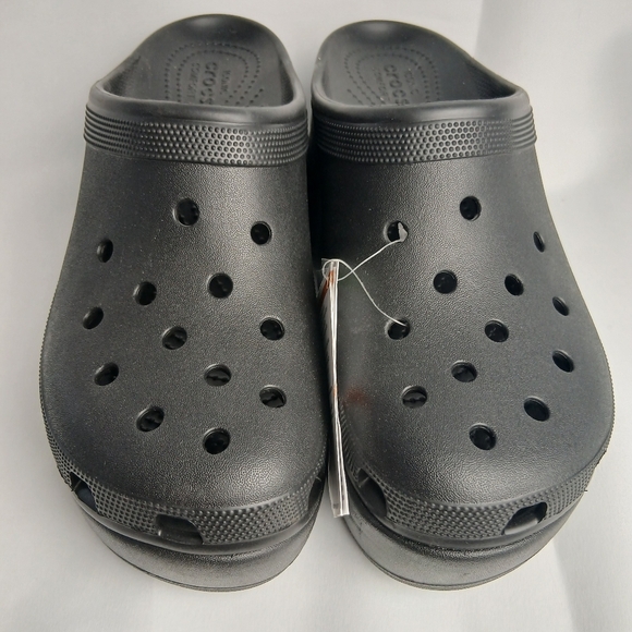 NWT CROCS SIREN Heel Clog Black Size 11 Men (Made Small) - Picture 2 of 8